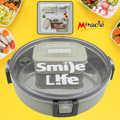 Stainless Steel Lunch Box Multipurpose Storage Organizer Container