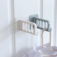 Clean design single door hook for various uses in bathroom or kitchen.