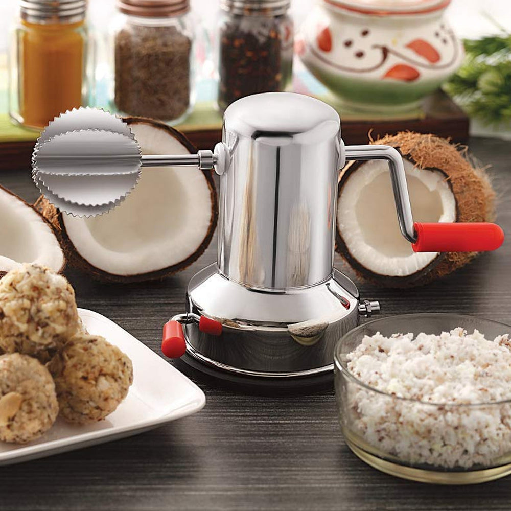 Coconut Scraper Manual Steel Kitchen Storage Organizer Solution