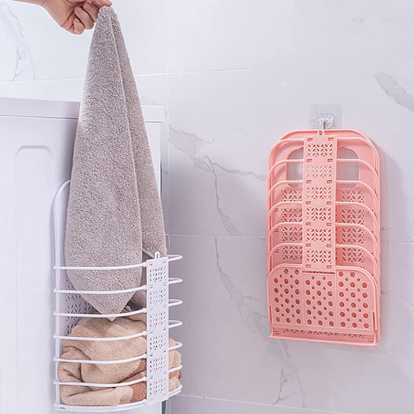 Wall Hanging Laundry Basket – Collapsible & Space-Saving | Organivo