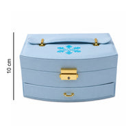 Jewelry box with drawer detail and layered compartments in India