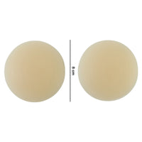 Reusable breast cover pads with silicone design