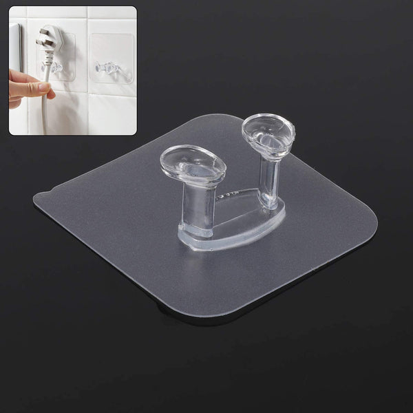 Self-Adhesive Wall Hook – Strong, Transparent & Removable | GlimmerHome