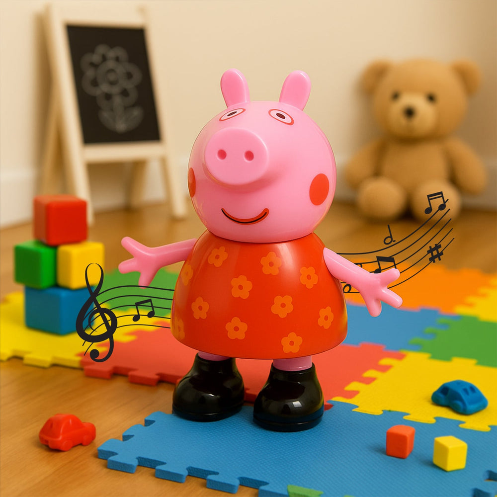 Pig Pretend Play Toy Home Organization Storage Solution