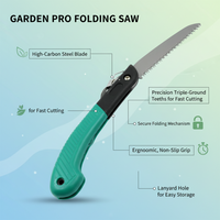 The 1793 folding handsaw in its compact, ready-to-use form.