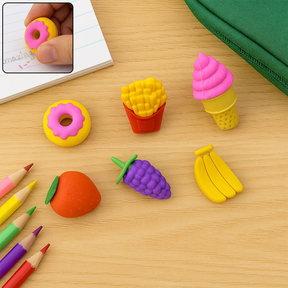 Kids Eraser Set Kitchen Storage Organizer Solution Storage