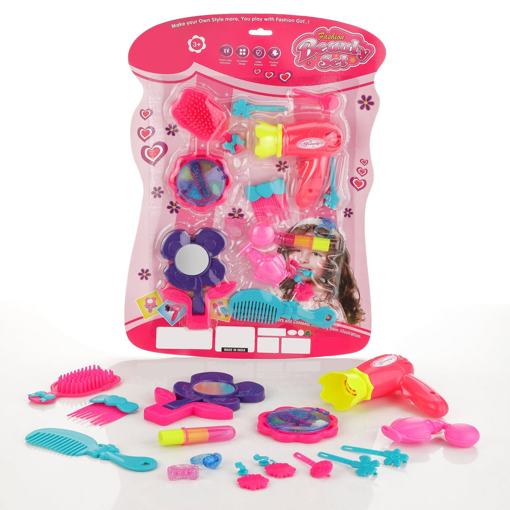 Kids Makeup Vanity Toy Portable Travel Essential Organizer