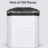 Security label and clear tamper evidence on the FERVENT courier bag.