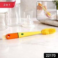 4 in 1 Silicone Bottle Cleaning Brush – Hygienic & Reusable Your Brand