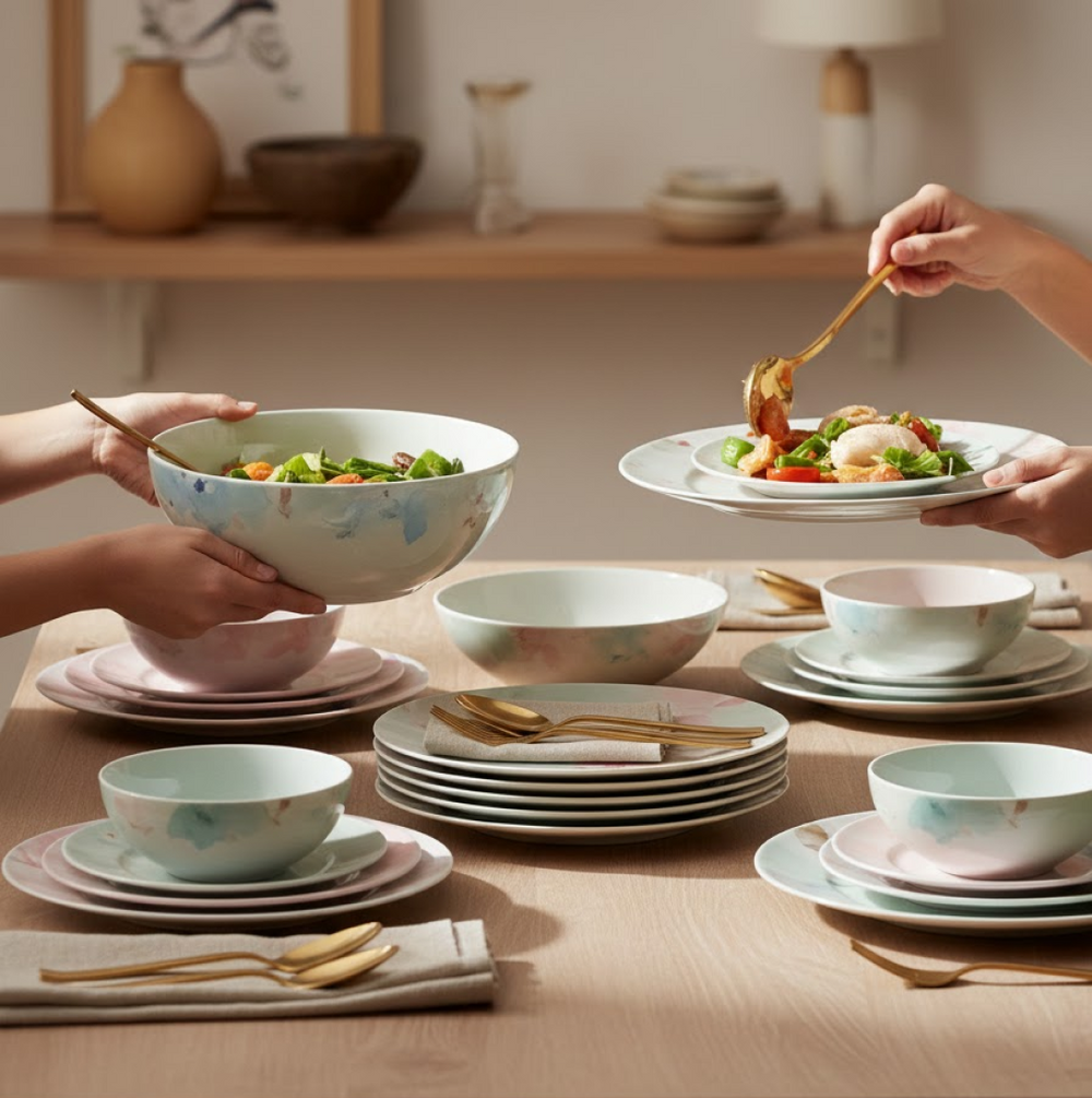 32-Piece Dinner Set Home Organization Storage Solution Storage