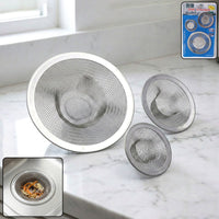 Stainless Steel Sink Drain Strainer Set Bathroom Organizer Storage Solution