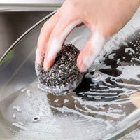 Stainless Steel Scrubber – Round, Heavy Duty (Pack of 12) | Indo Glow Your Brand