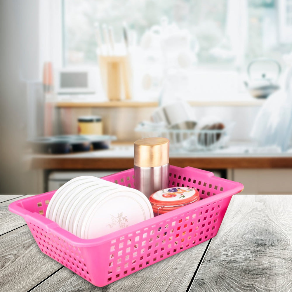 Plastic Fruit Basket Kitchen Storage Organizer Solution Storage