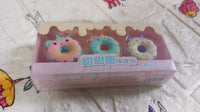 Adorable 3pc Donut Erasers set, a delightful return gift for parties.