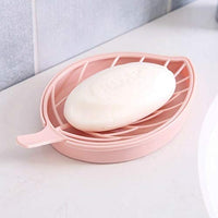 Assorted colours of the practical leaf shape soap holder.