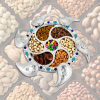 Rotating Dry Fruit Tray Home Organization Storage Solution