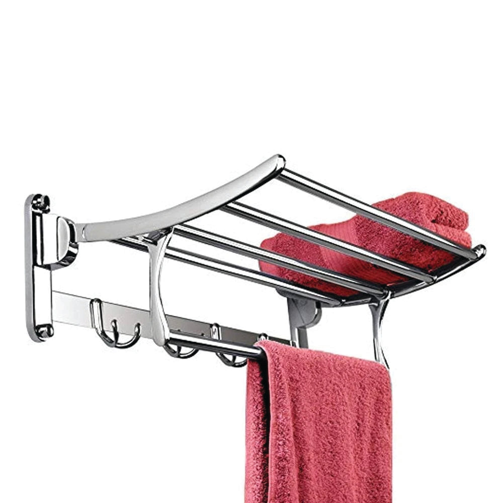 Folding Towel Rack Multipurpose Storage Organizer Container Storage