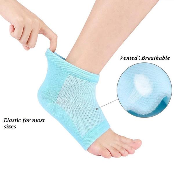Silicone Gel Heel Socks – Pain Relief & Moisturizing | FitFuzion