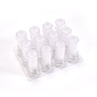 A single Melted Design Flameless Candle demonstrating its realistic flicker and safe LED light.