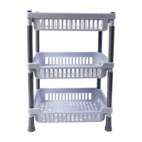 Versatile utility rack suitable for kitchen and home storage needs