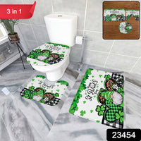 3 in 1 Bathroom Mat Set – Complete Floor Coverage & Non-Slip Design Your Brand