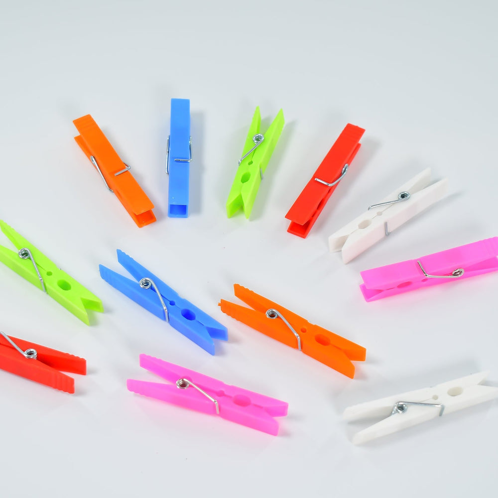 Plastic Clothes Clips Bathroom Organizer Storage Solution Storage