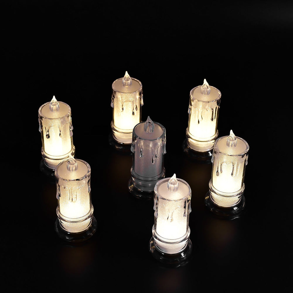 Melted Design Flameless Candles Home Organization Storage Solution