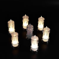 Melted Design Flameless Candles Home Organization Storage Solution