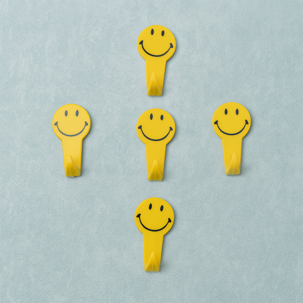 Self Adhesive Hooks (5 Pcs) Home Organization Storage Solution