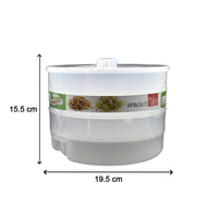 The Storenzo Sprout Maker 4 Layer on a kitchen counter, a convenient kitchen essential.