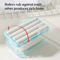 Soap Dispenser – 2-in-1 Portable Foaming with Roller | VelvetBubbles Your Brand