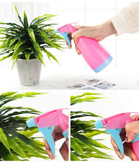 Adjustable nozzle on the plant mister bottle creates a fine mist for delicate plants.