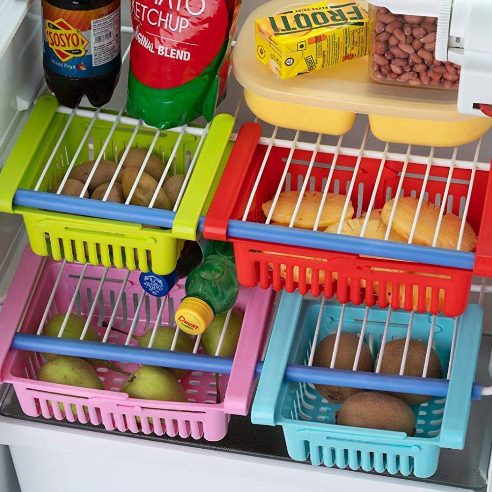 Fridge Storage Basket Kitchen Storage Organizer Solution Storage