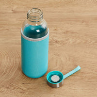 Glass Water Bottle 500ml Portable Travel Essential Organizer