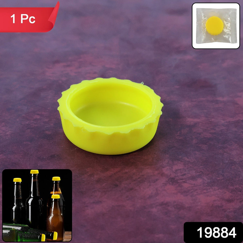 Reusable Silicone Bottle Cap Cover Kitchen Storage Organizer Solution