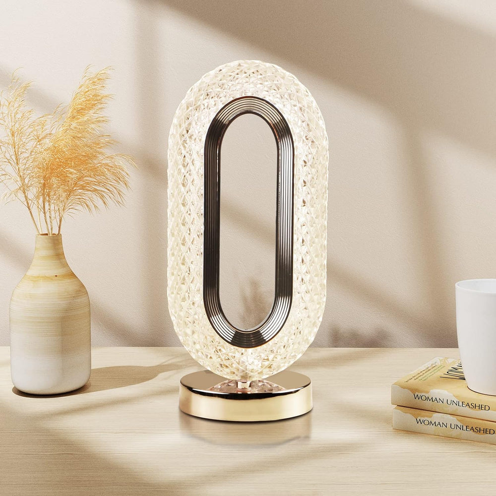 Crystal Table Lamp Home Organization Storage Solution Storage