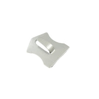 Close-up view of the packaging for the 18-piece stainless steel wall hooks.