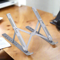 Metal Portable Laptop Stand – 7 Adjustable Angles | Gambit Your Brand