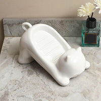 Animal Shape Soap Dish Holder – Cute Bear Design with Drainage Your Brand