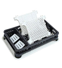 Dish Drying Rack – Water Storing Tray & Utensil Organizer | CookAura Your Brand