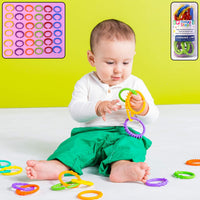 Baby Learning Links – 36 Pc Educational Toy Set for Motor Skills Your Brand