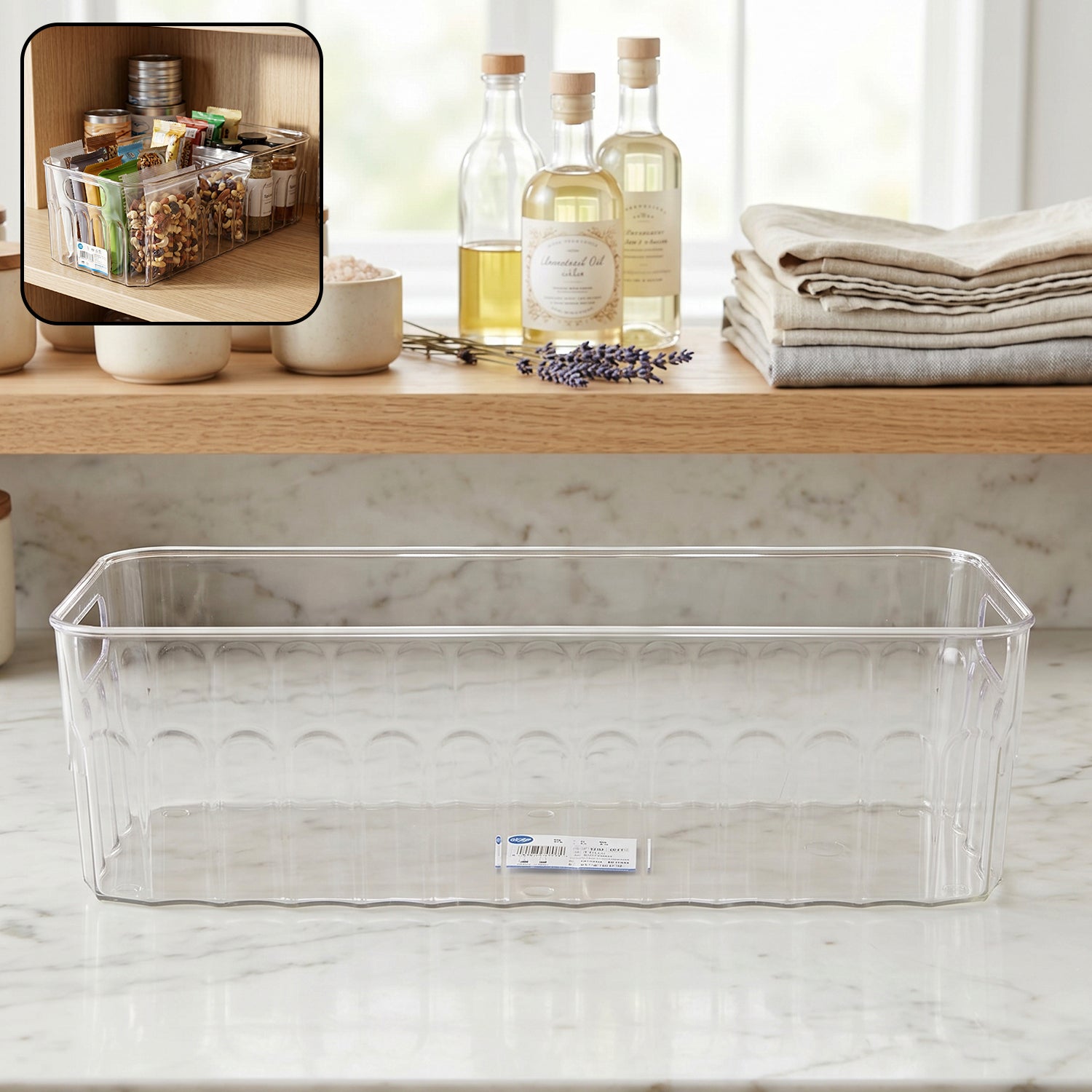Plastic Fridge Organizer Basket