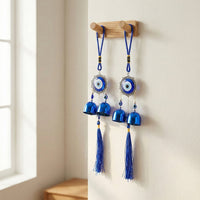 Evil Eye Hanging Wind Chime Set Home Organization Storage Solution