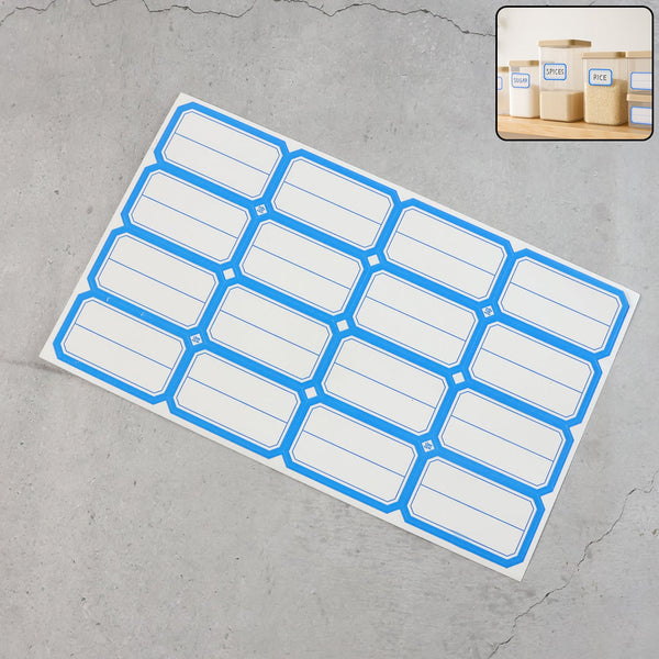 Self-Adhesive Label Stickers – Durable Rectangular Sheets for Organizing