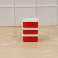 Lightweight plastic food storage boxes for daily household use