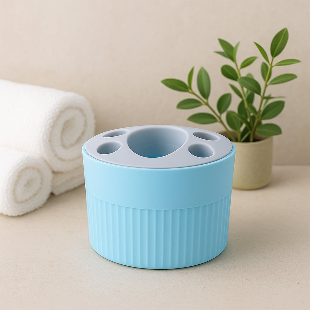 Bathroom Toothbrush Holder Stand Kitchen Storage Organizer Solution