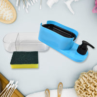 3-in-1 Soap Dispenser – Kitchen & Bathroom Organizer | VelvetBubbles Your Brand