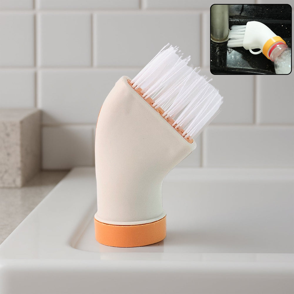 Bottle-Attachable Cleaning Brush – Ergonomic Deep Scrubber Your Brand