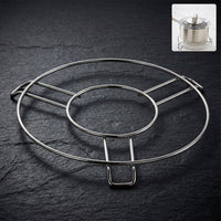 Stainless Steel Hot Pot Stand Kitchen Storage Organizer Solution