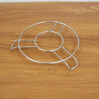 Versatile stainless steel cookware trivet for kitchen countertops